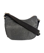 BORBONESE B-CLUB sac bandouli&egrave;re goudron - Sacs pour Femme - 3