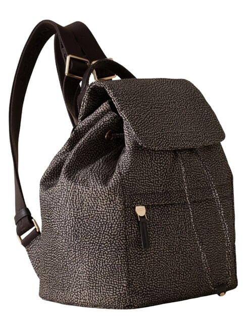 B-CLUB Sac &agrave; dos avec poche avant goudron - Sacs pour Femme