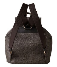 BORBONESE B-CLUB Sac &agrave; dos avec poche avant goudron - Sacs pour Femme - 3