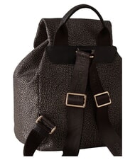 BORBONESE B-CLUB Sac &agrave; dos avec poche avant goudron - Sacs pour Femme - 4