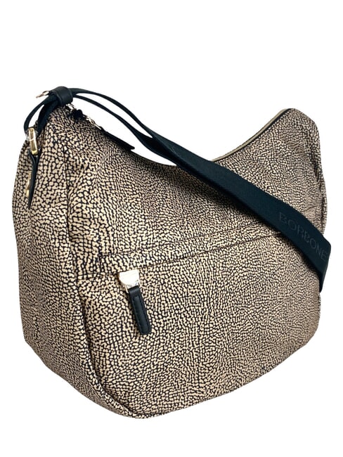 B-CLUB sac bandouli&egrave;re OP / NATUREL / NOIR - Sacs pour Femme