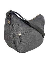 BORBONESE B-CLUB sac bandouli&egrave;re goudron - Sacs pour Femme - 2