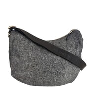 BORBONESE B-CLUB sac bandouli&egrave;re goudron - Sacs pour Femme - 3