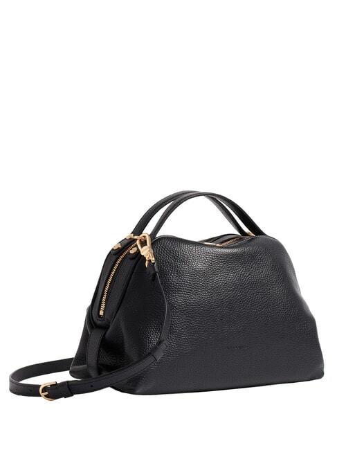 SEXY Sac &agrave; main avec bandouli&egrave;re, en cuir Noir - Sacs pour Femme