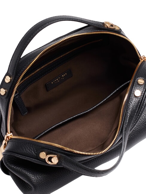 SEXY Sac &agrave; main avec bandouli&egrave;re, en cuir Noir - Sacs pour Femme