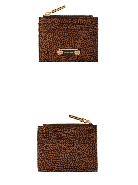 B-CLUB Porte-cartes avec porte-monnaie ch&acirc;taigne - Portefeuilles Femme