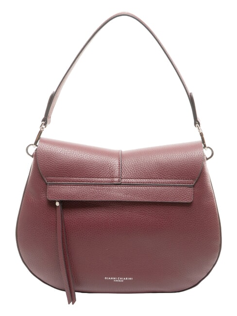 HELENA ROUND Sac bandouli&egrave;re en cuir rubis antique - Sacs pour Femme