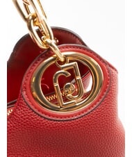LIUJO FAIZA Sac &agrave; main avec bandouli&egrave;re rouge brique - Sacs pour Femme - 4