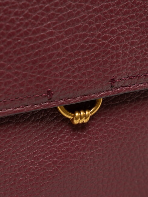 VICKY Mini sac bandouli&egrave;re en cuir rubis antique - Sacs pour Femme