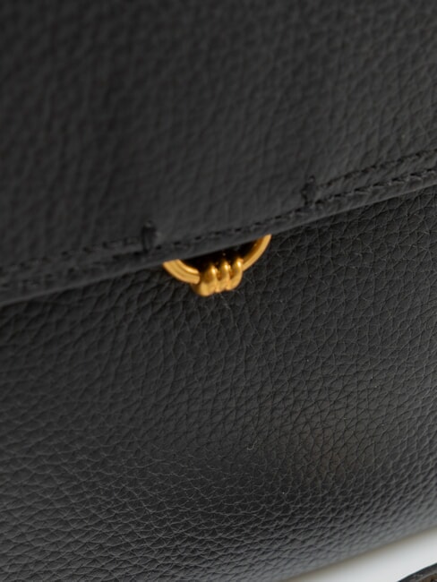 VICKY Mini sac bandouli&egrave;re en cuir Noir - Sacs pour Femme