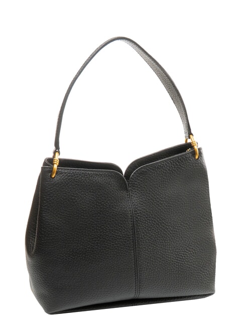 SANDRA Sac bandouli&egrave;re en cuir Noir - Sacs pour Femme