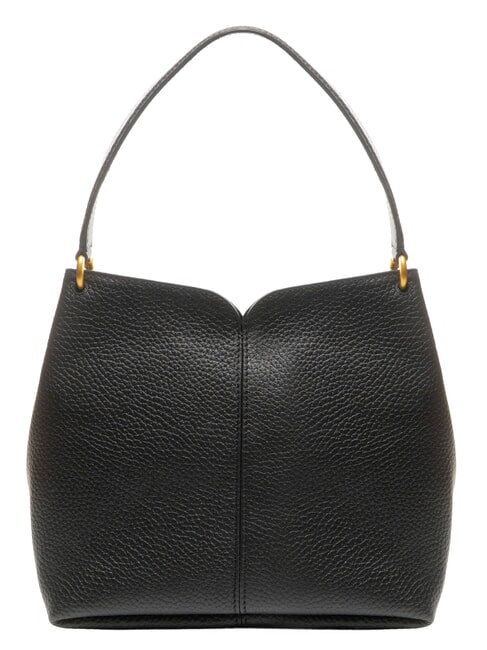 SANDRA Sac bandouli&egrave;re en cuir Noir - Sacs pour Femme
