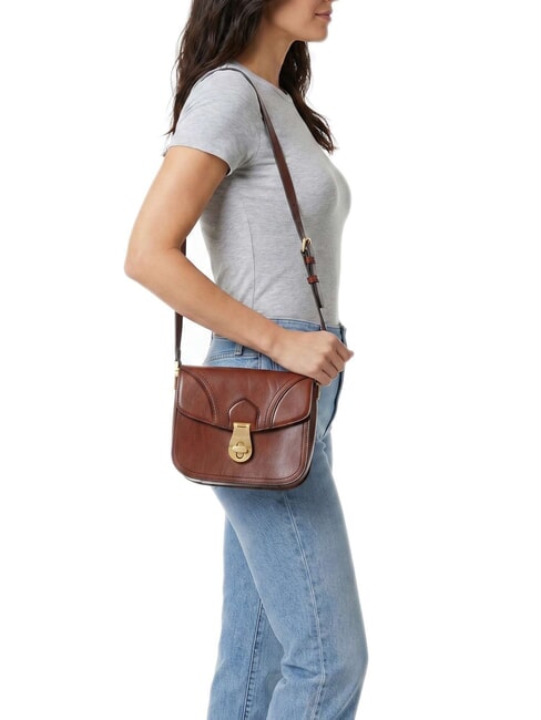 MIA Mini sac bandouli&egrave;re MARRON - Sacs pour Femme