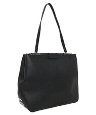 LOVE MOSCHINO JEWEL CROCO sac de courses, sac bandouli&egrave;re Noir - Sacs pour Femme - 3