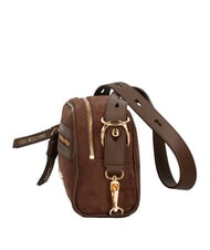LOVE MOSCHINO SIGNATURE ZIP Sac bandouli&egrave;re ajustable brun/marron - Sacs pour Femme - 2