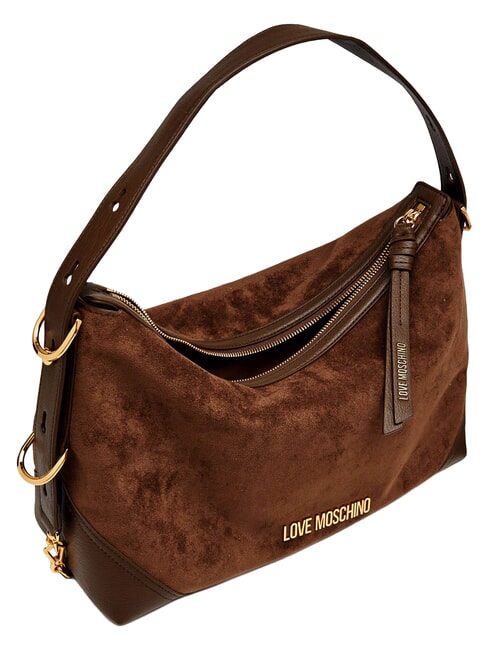 SIGNATURE ZIP Sac bandouli&egrave;re ajustable brun/marron - Sacs pour Femme