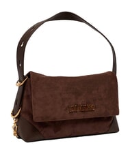 LOVE MOSCHINO SIGNATURE ZIP Sac bandouli&egrave;re ajustable brun/marron - Sacs pour Femme - 3