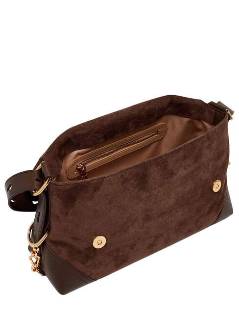 SIGNATURE ZIP Sac bandouli&egrave;re ajustable brun/marron - Sacs pour Femme