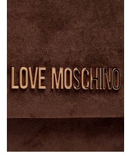 LOVE MOSCHINO SIGNATURE ZIP Sac bandouli&egrave;re ajustable brun/marron - Sacs pour Femme - 7
