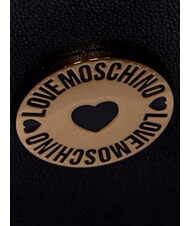 LOVE MOSCHINO EMBOSSED QUILTED Sac &agrave; dos matelass&eacute; Noir - Sacs pour Femme - 4