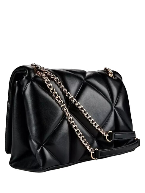 EMBOSSED QUILTED Sac bandouli&egrave;re matelass&eacute; Noir - Sacs pour Femme
