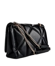 LOVE MOSCHINO EMBOSSED QUILTED Sac bandouli&egrave;re matelass&eacute; Noir - Sacs pour Femme - 3