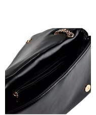 LOVE MOSCHINO EMBOSSED QUILTED Sac bandouli&egrave;re matelass&eacute; Noir - Sacs pour Femme - 5