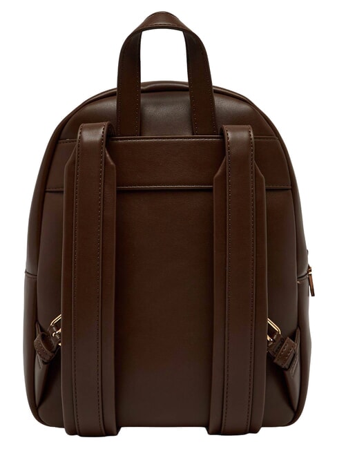 EMBOSSED QUILTED Sac &agrave; dos matelass&eacute; brun - Sacs pour Femme