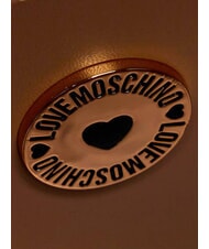 LOVE MOSCHINO EMBOSSED QUILTED Sac &agrave; dos matelass&eacute; brun - Sacs pour Femme - 8