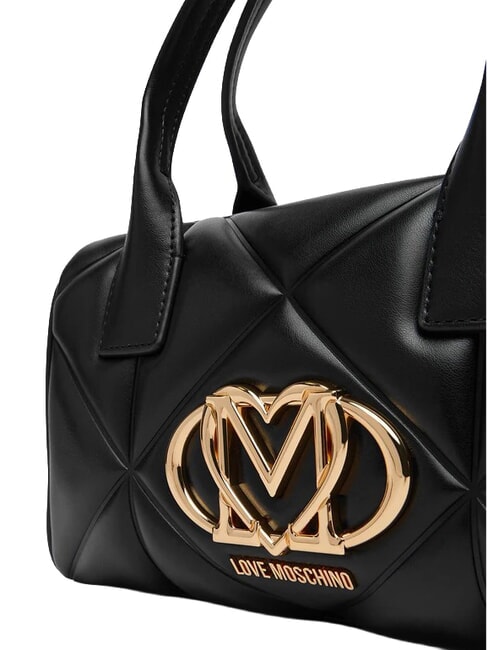 EMBOSSED QUILTED Sac &agrave; main avec bandouli&egrave;re Noir - Sacs pour Femme