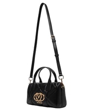 LOVE MOSCHINO EMBOSSED QUILTED Sac &agrave; main avec bandouli&egrave;re Noir - Sacs pour Femme - 4