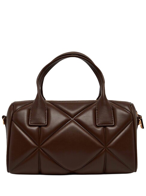 EMBOSSED QUILTED Sac &agrave; main avec bandouli&egrave;re brun - Sacs pour Femme