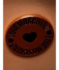 LOVE MOSCHINO EMBOSSED QUILTED Sac &agrave; main avec bandouli&egrave;re brun - Sacs pour Femme - 6