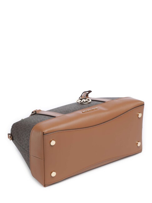 ANDIE Sac &agrave; main avec bandouli&egrave;re brun/gland - Sacs pour Femme