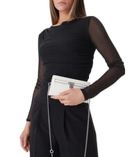MICHAEL KORS HAMILTON MODERNE Mini sac bandouli&egrave;re blanc optique - Sacs pour Femme - 2
