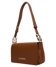LOVE MOSCHINO JEWEL Sac bandouli&egrave;re ajustable brun - Sacs pour Femme - 3