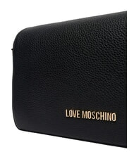 LOVE MOSCHINO JEWEL Sac bandouli&egrave;re ajustable Noir - Sacs pour Femme - 4