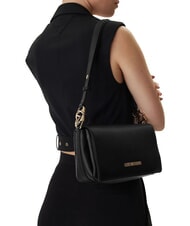 LOVE MOSCHINO JEWEL Sac bandouli&egrave;re ajustable Noir - Sacs pour Femme - 5