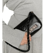LOVE MOSCHINO TWIRL sac bandouli&egrave;re Noir - Sacs pour Femme - 2