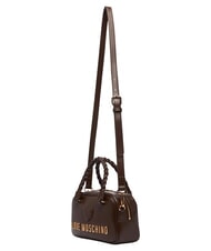 LOVE MOSCHINO TWIRL Mini sac &agrave; main avec bandouli&egrave;re brun/marron - Sacs pour Femme - 4