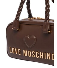 LOVE MOSCHINO TWIRL Mini sac &agrave; main avec bandouli&egrave;re brun/marron - Sacs pour Femme - 5