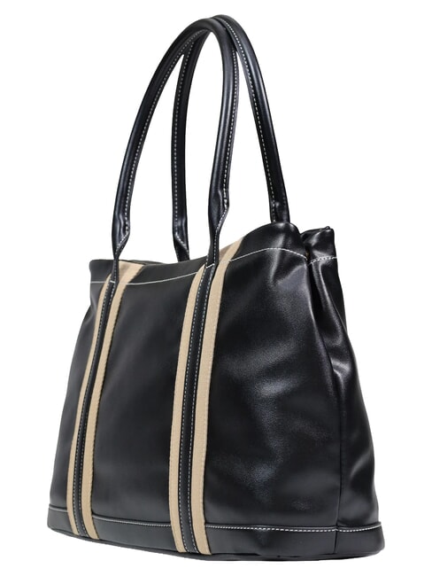 CITY CORE Sac bandouli&egrave;re &agrave; double poign&eacute;e Noir - Sacs pour Femme