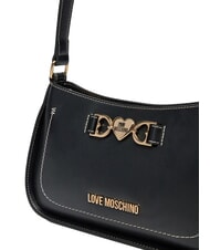 LOVE MOSCHINO CITY CORE sac &agrave; bandouli&egrave;re Noir - Sacs pour Femme - 4