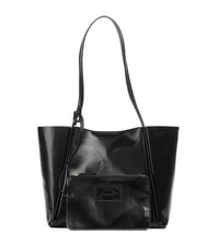 THE BRIDGE MAGDA Sac bandouli&egrave;re en cuir black Gold - Sacs pour Femme - 4