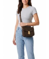 THE BRIDGE MIA Mini sac bandouli&egrave;re moka &agrave; l'or - Sacs pour Femme - 2