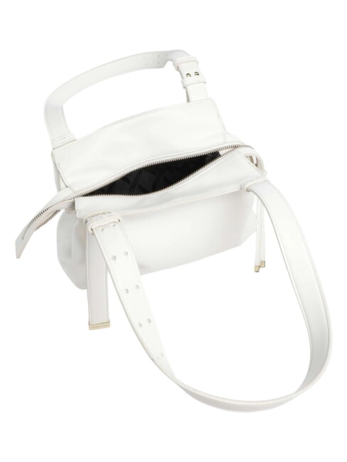 ALICE sac bandouli&egrave;re blanc cass&eacute; - Sacs pour Femme