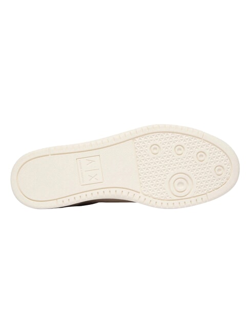 BEA Baskets en cuir sable + or p&acirc;le - Chaussures Femme
