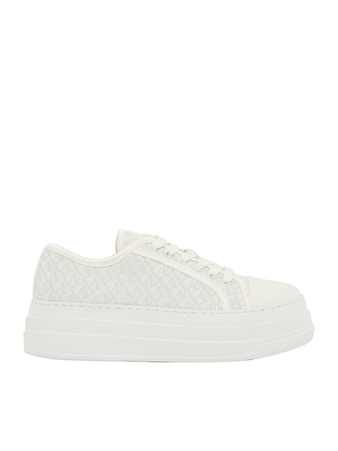 JANE Baskets blanc cass&eacute; + blanc cass&eacute; - Chaussures Femme