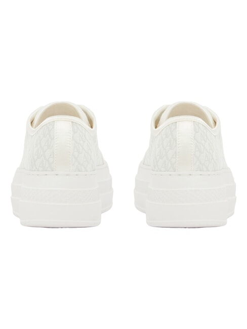 JANE Baskets blanc cass&eacute; + blanc cass&eacute; - Chaussures Femme