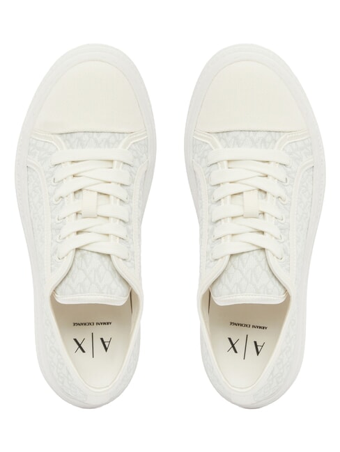 JANE Baskets blanc cass&eacute; + blanc cass&eacute; - Chaussures Femme